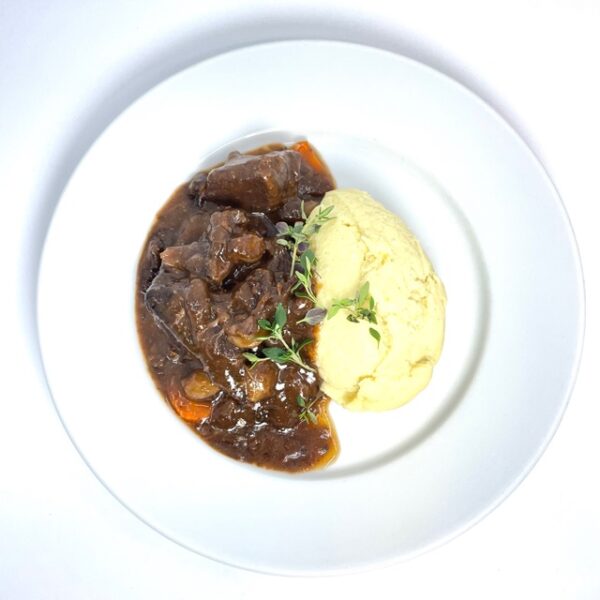 Boeuf bourguignon med potatispuré 1 port